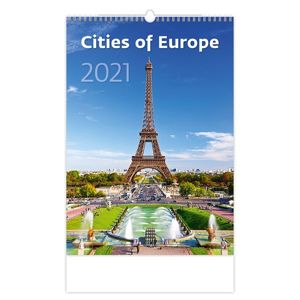 Kalendář nástěnný 2021 - Cities of Europe