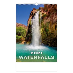Kalendář nástěnný 2021 - Waterfalls