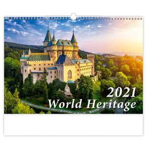 Kalendář nástěnný 2021 - World Heritage