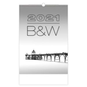 Kalendář nástěnný 2021 - B & W
