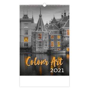 Kalendář nástěnný 2021 - Colour Art
