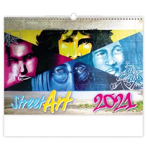 Kalendář nástěnný 2021 - Street Art