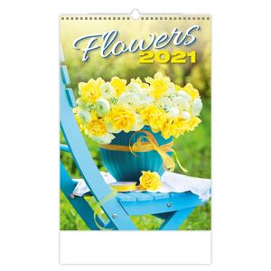 Kalendář nástěnný 2021 - Flowers
