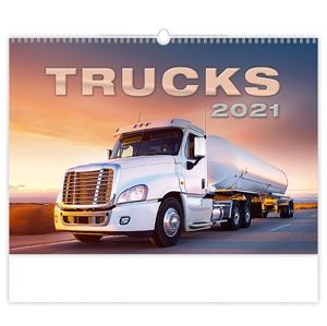 Kalendář nástěnný 2021 - Trucks