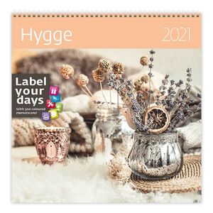Kalendář nástěnný 2021 Label your days - Hygge