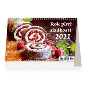 Kalendář stolní 2021 - Rok plný sladkostí