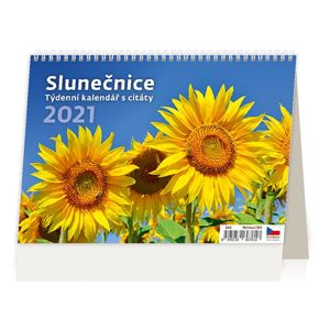 Kalendář stolní 2021 - Slunečnice