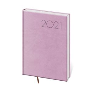 Diář 2021 denní A5 Print - růžová