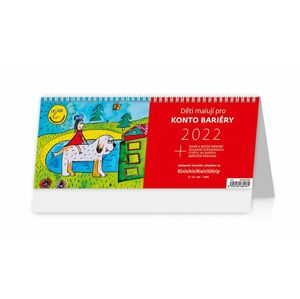 Kalendář stolní 2022 - Děti malují pro Konto Bariéry