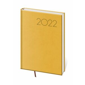 Diář 2022 denní A5 Print - žlutá