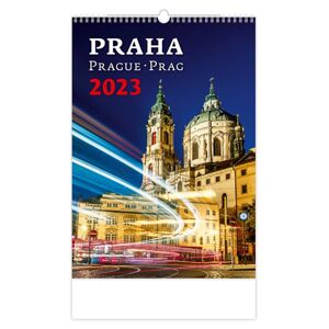 Kalendář nástěnný 2023 - Praha/Prague/Prag