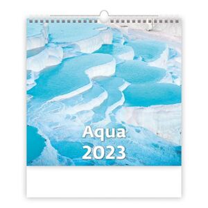 Kalendář nástěnný 2023 - Aqua