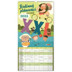 Rodinný plánovací kalendář 2023 nástěnný XXL