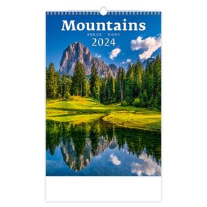 Kalendář nástěnný 2024 - Mountains/Berge/Hory