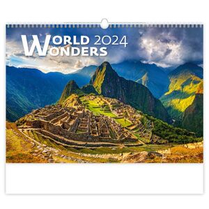 Kalendář nástěnný 2024 - World Wonders