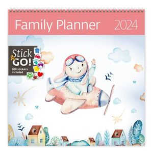 Kalendář nástěnný 2024 Label your days - Family Planner