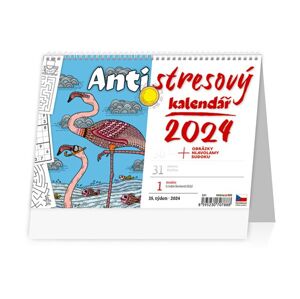 Kalendář stolní 2024 - Antistresový pracovní