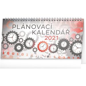Stolní kalendář Plánovací 2021, 25 × 12,5 cm