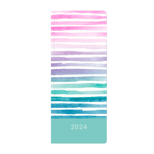 Oxybag Diář 2024 PVC kapesní měsíční - Stripes
