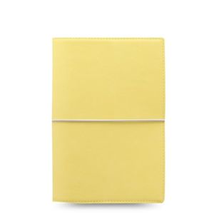 Filofax Kroužkový diář 2020 Domino Soft osobní - pastelově žlutý