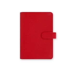 Filofax Kroužkový diář 2020 Saffiano osobní - červený