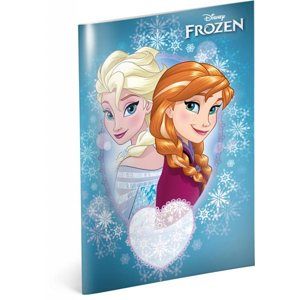 Sešit A5, 40 listů, čtverečkovaný - Frozen