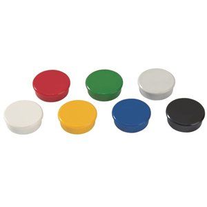 DAHLE Magnet plánovací, Ø 38 mm, 10 ks - mix barev
