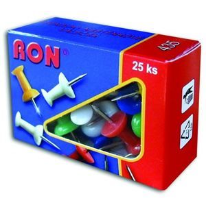 RON Připínáčky 25 ks - mix barev