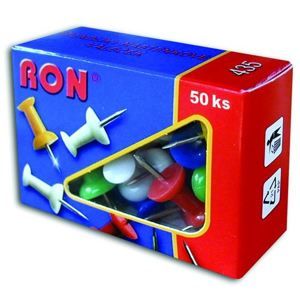 RON Připínáčky 50 ks - mix barev