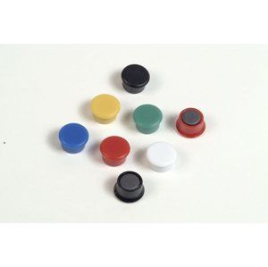 RON Magnet barevný kulatý 13 mm - 100 ks