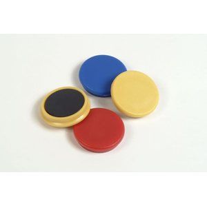 RON Magnet barevný kulatý 32 mm - 4 ks