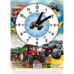 Školní hodiny Emipo - BIGFOOT / Traktor
