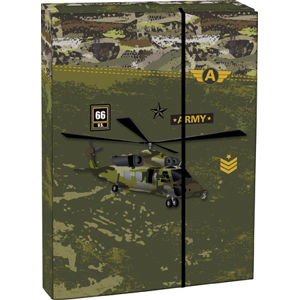 Box na sešity A4 Army