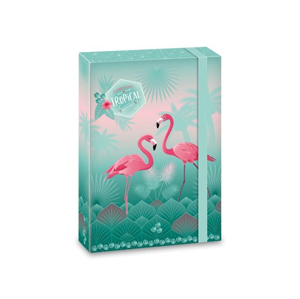Desky na sešity A4 Ars Una Pink Flamingo