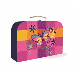 Dětský kufřík lamino 34 cm - Motýl