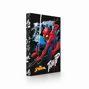 Desky na sešity s boxem A4 - Spiderman 2018
