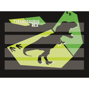 Podložka na sestavování slov - T-Rex 2019