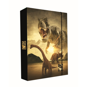 Desky na sešity s boxem A4 Jumbo - Dinosaur World