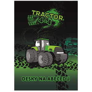 Desky na abecedu - Traktor