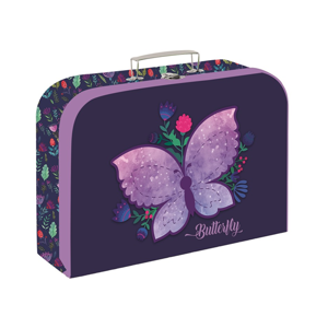 Dětský kufřík lamino 34 cm - Motýl 2020