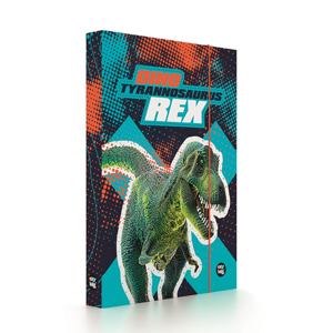 Desky na sešity s boxem A4 Jumbo - Dino Tyrannosaurus Rex