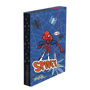 Desky na sešity s boxem A4 - Spiderman 2022