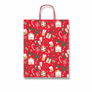 Vánoční dárková taška Fantasia Christmas 26 × 34,5 × 12 cm