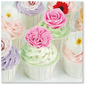 Stil Ubrousky 33 x 33 dekorativní - Cup cakes