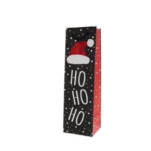 Vánoční dárková taška 10,5 × 36 × 10 cm - HO HO HO