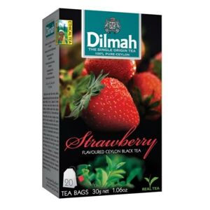 Dilmah černý čaj, 20 × 1,5 g, jahody