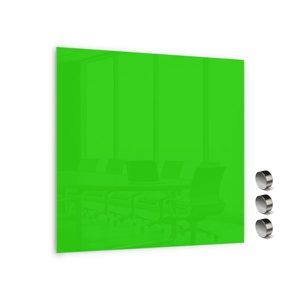 Memoboards Skleněná magnetická tabule 45 × 45 cm, zelená