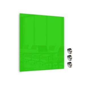 Memoboards Skleněná magnetická tabule 80 × 60 cm, zelená