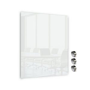 Memoboards Skleněná magnetická tabule 100 × 150 cm, bílá