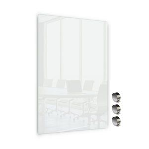 Memoboards Skleněná magnetická tabule 100 × 200 cm, bílá
